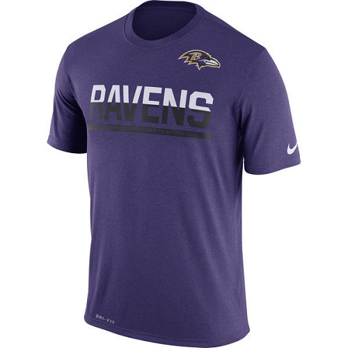 NFL Men's Baltimore Ravens Nike Purple Team Practice Legend Performance T-Shirt